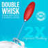 Zulay Kitchen Powerful Double Whisk Milk Frother Handheld - Foam Maker With Stand - Whisk Drink Mixer for Coffee, Mini Foamer for Latte, Matcha, F...