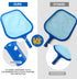 Pool Skimmer - Pool Net, Pool Skimmer Net with Solid Plastic Frame, Skimmer Net with Fine Mesh Net, Pool Nets for Cleaning Leaf of Swimming Pools,...