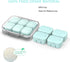 Pill Organizer SOFISO 4/6 Grid Free Assembly Travel Medicine Organizer 10 Day Pill Organizer Portable Pill Box Waterproof Pill Case Daily Medicati...