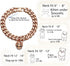 Rose Rose Gold Cat Dog Collar Kitten Puppy Wide Stainless Steel Kitten Choker Curb Adjustable 12 inch Chew Proof Cuban Link 1/2inch Chain with Ros...