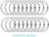 120PCS Premium Swivel Lanyard Snap Hook with Key Rings, Metal Keychain Hooks for Lanyard Crafting(Silver)...
