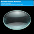 PATIKIL 4" (100mm) Focal Length Double Convex Lens, 3 Pack 50mm Diameter 9mm Height Glass Optically Polished Round Edges Lens for Physics Experime...