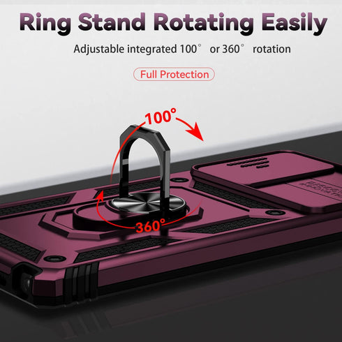 AYMECL for Note 20 Phone Case,Galaxy Note 20 Case,Samsung Note 20 Case with 2 Pcs Self-Healing Film,Slide Camera Cover Protective Case with Magnet...