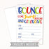 Bounce House or Jumping Party Invitations (20 Count) With Envelopes...