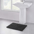 Walensee Bathroom Rug Non Slip Bath Mat (24x17 Inch Dark Grey) Water Absorbent Super Soft Shaggy Chenille Machine Washable Dry Extra Thick Perfect...