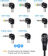 SoulBay 12W Universal Multi Voltage AC/DC Adapter Switching Power Supply with 8 Selectable Adapter Plugs, Suitable for 3 V to 12 V Device...