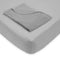 American Baby Company Preschool Bundle Set, a 24" x 48" x 4" Daycare/Preschool Mat Sheet and a 36" x 48" Toddler Blanket, Gray, for Boys and Girls...
