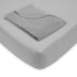American Baby Company Preschool Bundle Set, a 24" x 48" x 4" Daycare/Preschool Mat Sheet and a 36" x 48" Toddler Blanket, Gray, for Boys and Girls...