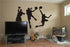 ANBER Slam Dunk Silhouette Wall Decal Removable Basketball Player Sticker for Kids Bedroom Living Room Playroom DIY Sport Wall Decal Art, 31.5" H ...
