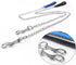 Pet Dog Steel Chain Leash Training Leads with Padded Loop Handle - Heavy Duty Walking Basic Leash for Small Medium Breeds Dogs (Small, Blue)...