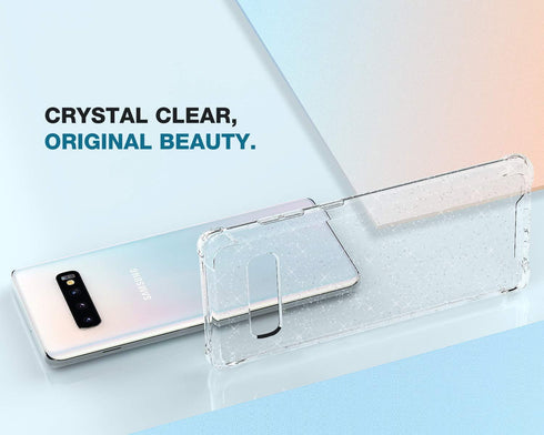 KIOMY Clear Case for Samsung Galaxy S10+ / S10 Plus, Airbag Corners Shockproof Bumper Protective Phone Cover Flexible TPU...