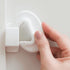 Qdos Safety Finger Slam Pinch Guard | White | Guaranteed NOT to compress or fall off like other products - Protect Fingers from Slamming Doors - B...