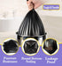 3 Gallon 90pcs Small black Trash Bags(Fit 2.6-3.2 Gal) Plastic Strong black Garbage Bags,Bathroom Trash Can Bin Liners,Waste Basket Liner,Fit 10-1...