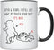 YouNique Designs 6 Years Anniversary Mug, 11 Ounces, Funny 6th Anniversary Coffee Mug for Him, Sixth Year Wedding Anniversary Cup for Couples (Bla...