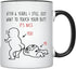YouNique Designs 6 Years Anniversary Mug, 11 Ounces, Funny 6th Anniversary Coffee Mug for Him, Sixth Year Wedding Anniversary Cup for Couples (Bla...
