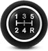 Keenso 5 Speed Shift Knob, Car Gear Shifter Knob Head for Peugeot 106 107 205 206 207 405 Citroen C1 C3 C4...