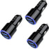 Car Charger Fast Charge,3Pack 4.8A Rapid Car Phone Charger Cigarette Lighter USB Charger for iPhone 15 14 13 12 11 Pro Max SE XR XS X 8 7 6,Samsun...