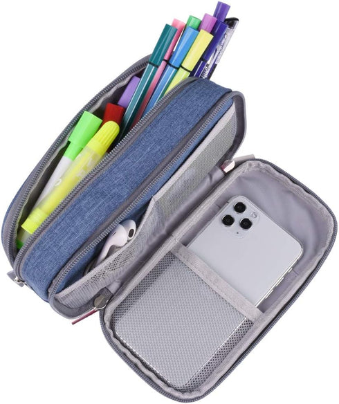 YONZONE Big Capacity Pencil Case Large Pencil Bag Pouch Pen Case Pencil Marker Holder with High Storage for Office Desk Organizer Supplies Cosmeti...