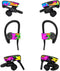 Skin Compatible with Dr Dre Powerbeats3 Wireless in-Ear Headphones – Colorful Flowers | MightySkins Protective, Durable, and Unique Vinyl Decal wr...