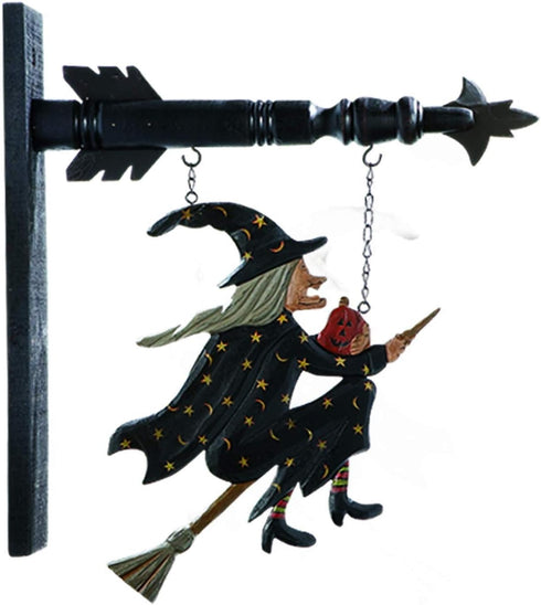 K&K Interiors Flying Witch on Broomstick Arrow Replacement...