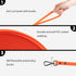 Dog Training Long Leash Waterproof Long Line Heavy Duty Outdoor Recall Lead 10ft 15ft 20ft 30ft 50ft for Small Medium Large Dog (15FT, Orange)...