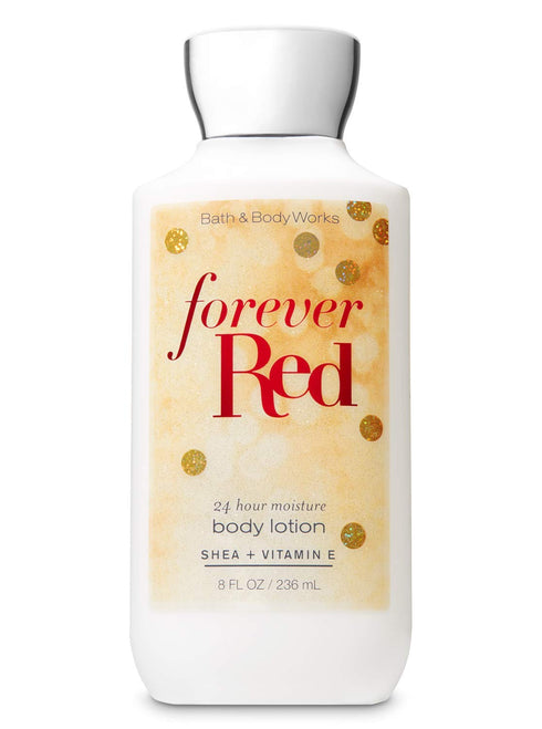 Bath and Body Works FOREVER RED Super Smooth Body Lotion 8 Fluid Ounce (2018 Limited Edition)...