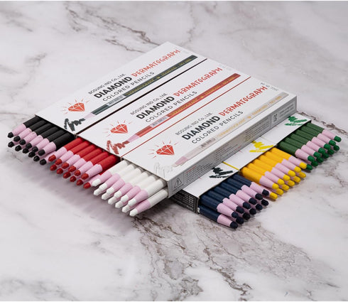 Diamond Peel-Off China Markers/Grease Pencils for Glass, Cellophane, Vinyl, Metal, Etc. (12 Pencils) (Red)...
