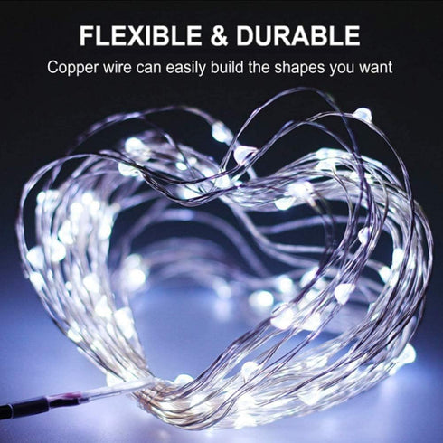 2 Pack 20ft 60 Led Fairy Lights with Remote Timer Waterproof Christmas Decor Battery Operated Twinkle Firefly Lights for Bedroom, Garden, Easter, ...