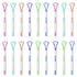 18 Pcs Colorful Tongue Scraper Cleaner for Adults Kids 100% BPA Free Tongue Scraper for Reducing Bad Breath Keeping Oral Health...