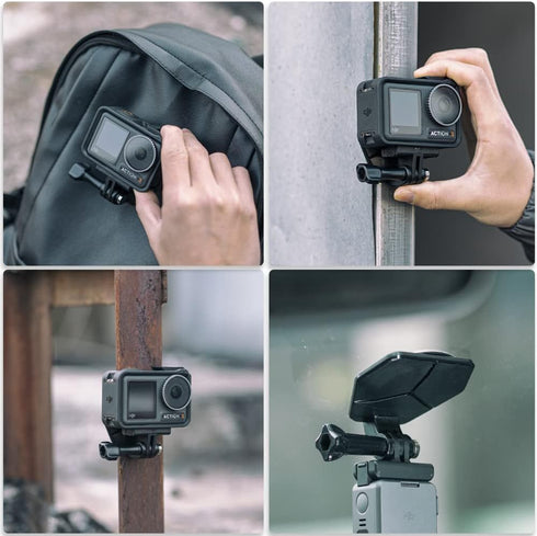 SUREWO Magnetic Action Camera Mount for Gopro,Magnetic Fence Mount Compatible with GoPro Hero 12 11 10 9 8 7 6 5 Black,DJI Osmo Action 3,Crosstour...