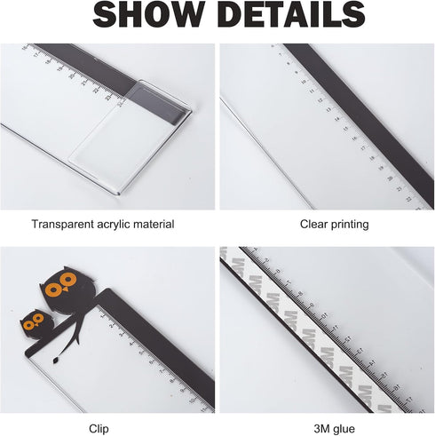 Office Desk Accessories 2pcs Multifunction Computer Monitor Memo Board - Office Supplies for Women Men Computer Sticky Note Holder Home Decor (Owl...