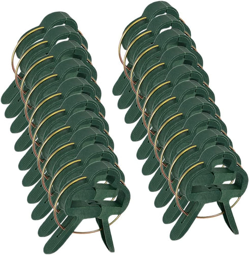 20 PCS Small Plant Support Clips Gardening Plant and Flower Loop Gripper Clips Garden Plants Supporter Tool for Straightening Plant Stems Garden C...
