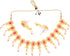 Efulgenz Indian Wedding Bridal Jewelry for Women Antique Gold Tone Floral Choker Necklace Faux Pearl Drop Dangling Earrings Kundan Bridal Set Indi...