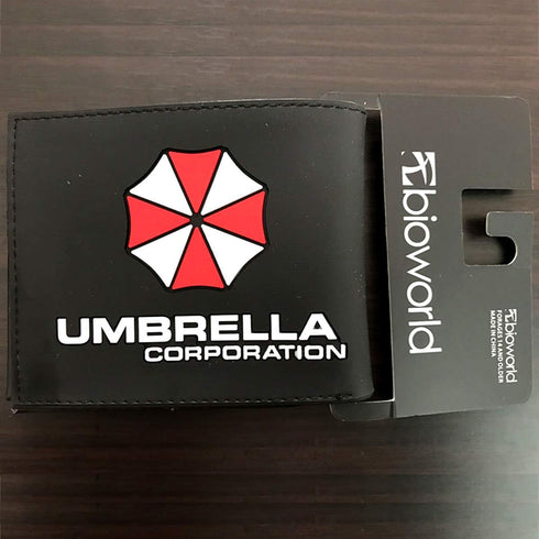 Umbrella Corporation Wallet PU Leather Bi-fold Silicone Wallet for Men (style B)...