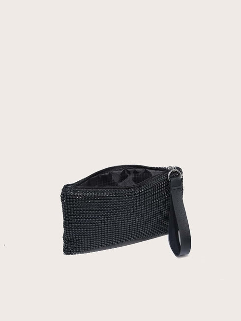 Verdusa Women's Rhinestone Evening Bag Clutch Handbags Glitter Wristlet Purse...
