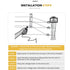 Electric Fence Voltage Tester, 12KV Fence Tester 8 Neon Indicator Lights/Fence Tester for Farms...