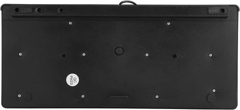 Mini Keyboard, USB Wired Waterproof Multimedia Kaypad Compact Ergonomic Keyboard with 1.1M Cable, Strong Durability, Portable Laptop Accessories K...