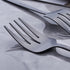 Matte Black Serving Fork, 9.5-inch Stainless Steel Large Serving Fork, Heavy Duty, Satin Finish, Set of 3...