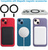 6 Pack Universal Metal Rings Sticker Compatible with MagSafe Magnetic Wireless Charger iPhone 13 12 Pro Mini Max, Ultra-Thin Car Charger Conversio...