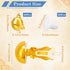 1 Box 40Pcs Clip Earring Converters Brass Clip on Earrings & 40Pcs Ear Pads Gold Non-Pierced Earrings Components with Loop Clips Earring Findings ...