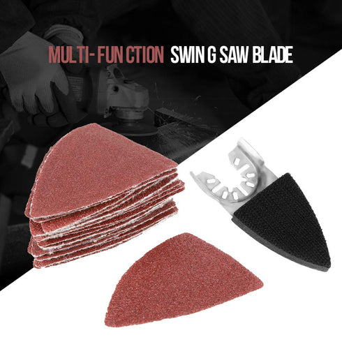 Oscillating Tool Sanding Pads Kit, Finger Triangle Sandpaper for Surface Sanding, Mechanical Maintenance Cleaning, Polishing, Deburring, 82 Pcs...