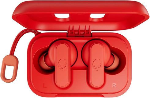 Skullcandy Dime In-Ear Wireless Earbuds, 12 Hr Battery, Microphone, Works with iPhone Android and Bluetooth Devices - Red...