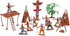 Totority Indians Action Figure Model Playset: 13pcs Native American Figures Decoration Wild West Cowboys Adornments for 15+...