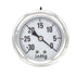 PIC Gauge AG-202L-254A 30"-0 hg Vacuum Pressure Gauge, 2 1/2" Dial, 1/4" Male NPT Connection, Center Back Mount, Single Scale, Glycerin Filled, St...