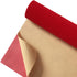 Soft Self Adhesive Felt Fabric, Soft Velvet Drawer Liner,Jewelry Box Felt Liner, DIY Velvet Fabric for Art & Crafts (17.7" x118.1", Red)...