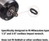 (6+6 Sets) 1/2” Impact Retaining Ring Friction Ring & 3/8” Impact Retaining Ring Friction Ring Anvil Clip with O-Ring for Milwaukee Electric Pneum...