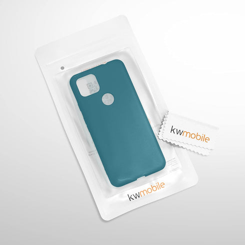 kwmobile Case Compatible with Google Pixel 5a 5G Case - Soft Slim Protective TPU Silicone Cover - Teal Matte...