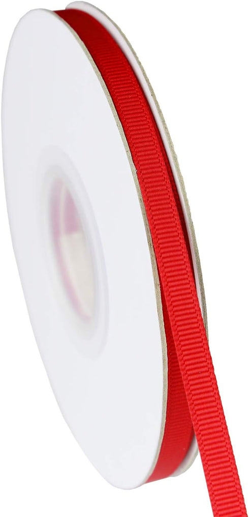 ITIsparkle 1/4" Inch Grosgrain Ribbon 50 Yards-Roll Set for Gift Wrapping Scrap Books Party Favor Hair Braids Baby Shower Decoration Cake Decorati...