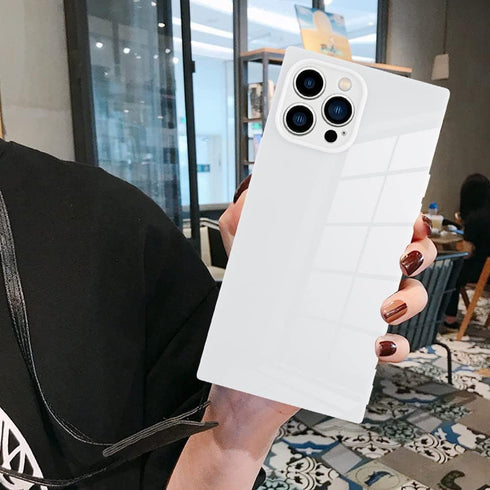 LSL Case for iPhone 13 Pro Max White Soft TPU Bumper Anti-drop Anti-scratch Shock Absorption Protective Wireless Slim Cover Compatible with iPhone...