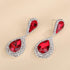 Denifery Bridal Necklace Earrings Set Crystal Wedding Jewelry Set Rhinestone Choker Necklace for Women...